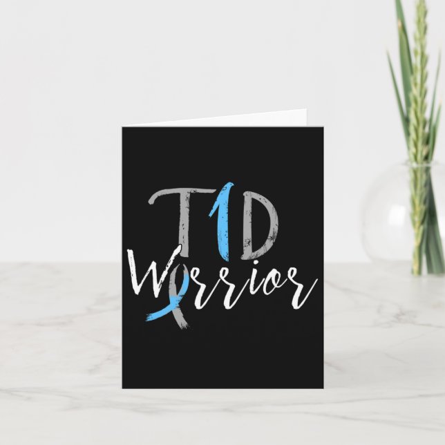 Carte Diabète Type 1 Sensibilisation au diabète (Devant)