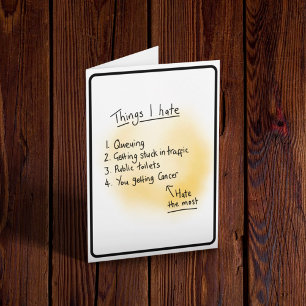 Carte Diagnostic du cancer