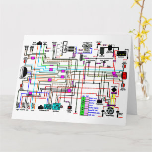 Carte Diagramme de câblage de moto.