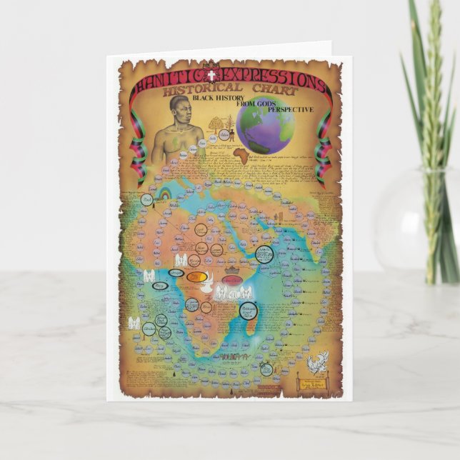 Carte Diagrammes bibliques de généalogie (Devant)