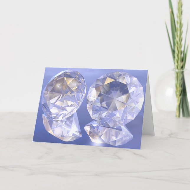 Carte Diamants baignant dans la lumière (Devant)