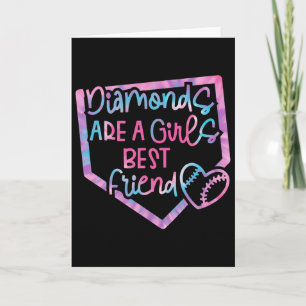 Carte Diamants drôles sont les meilleurs amis d'une fill