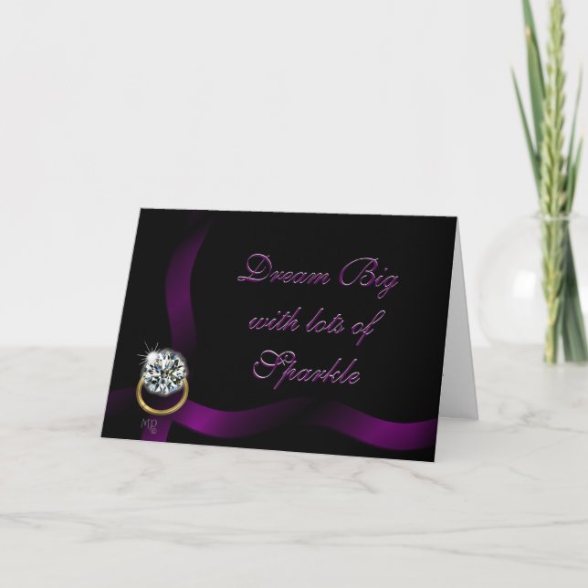 Carte Diamond Ring Félicitations - pour toute occasion (Devant)