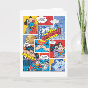 Carte Diapositives Love Comic - Couleur