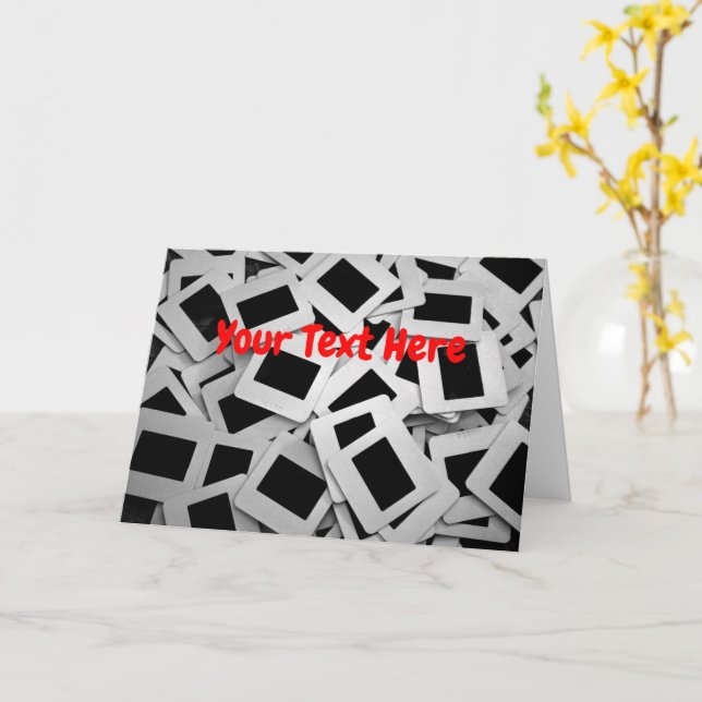 Carte Dias photo personnalisables (Fleur jaune)