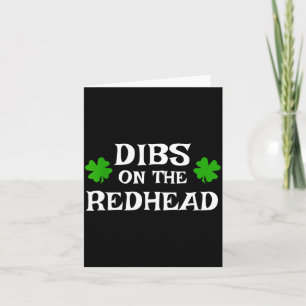 Carte Dibs Sur La Rousse Drôle De Saint-Patrick Irlandai