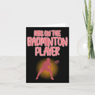 Carte Dibs Sur Le Joueur Badminton Navette Entraîneur Gr