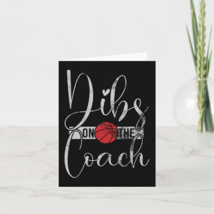 Carte Dibs Sur L'Entraîneur De Basketball Pour Basketbal