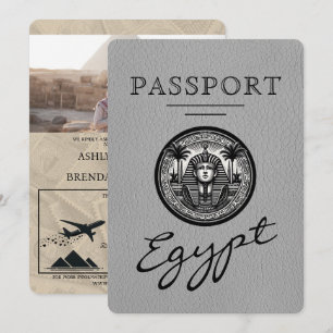 Carte d'identité égyptienne grise Invitation de ma