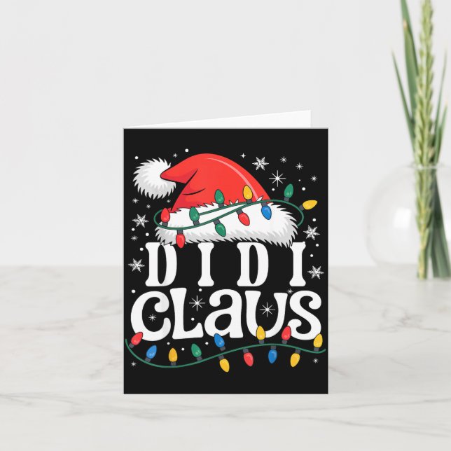 Carte Didi Claus Funny Xmas Christmas Grandma Holiday St (Devant)