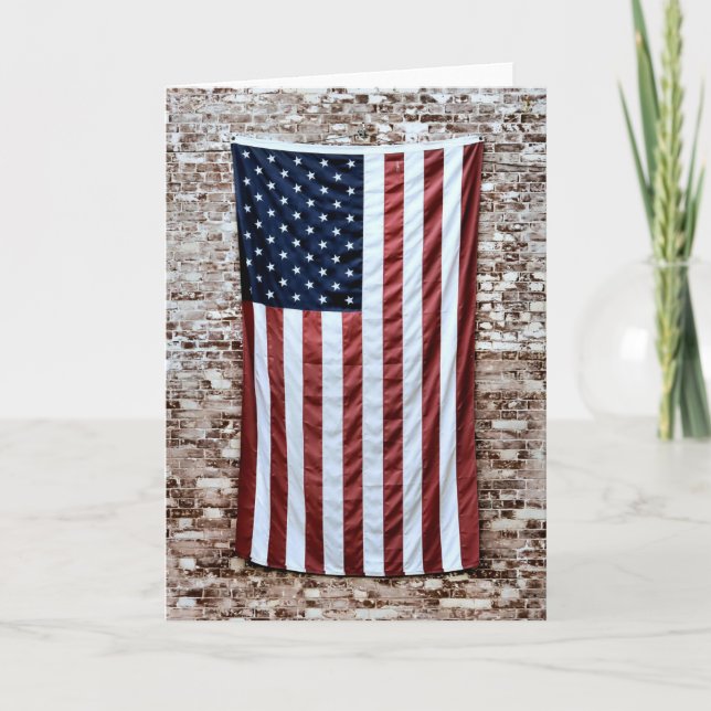 Carte Dieu bénisse l'Amérique (Devant)