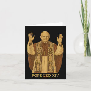 Carte Dieu bénisse le pape Léon Xiv T-shirt du pape Léon