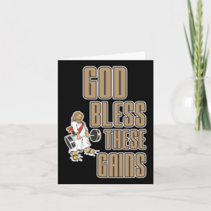 Carte Dieu Bénit Ces Gains Muscle Bodybuilding —