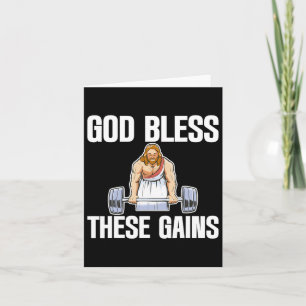 Carte Dieu Bénit Ces Gains Muscle Bodybuilding —