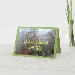 Carte Dieu est Alwayswith-personnaliser n'importe quelle