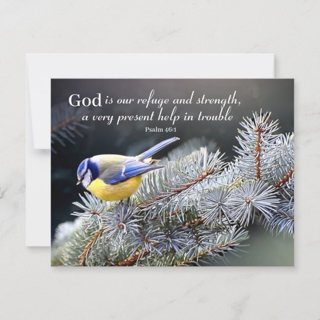 Carte Dieu est notre Refuge et notre Force (Devant)