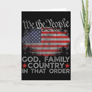 Carte Dieu Famille Pays Dans Cet Ordre Chrétien Patriote