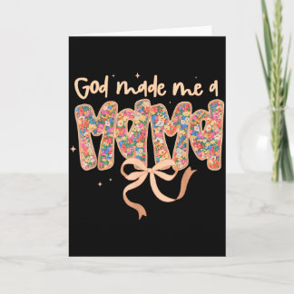 Carte Dieu M'a Fait Une Maman Coquette Arc Chrétien Jésu