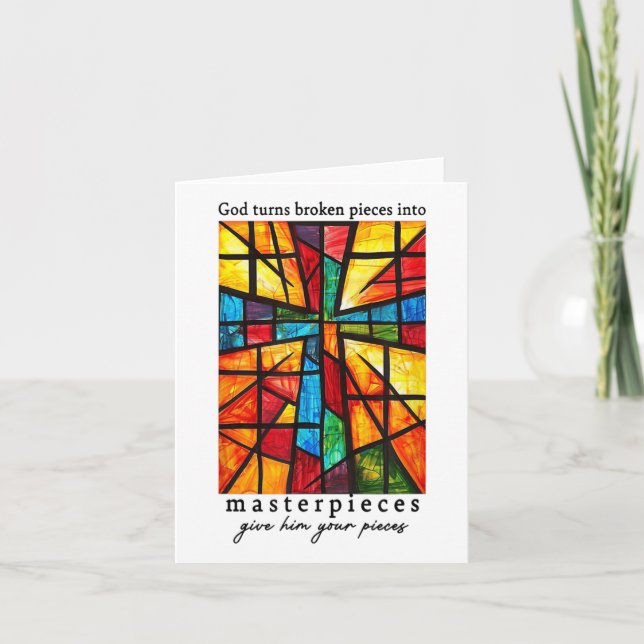Carte Dieu Transforme Des Pièces Cassées En Chefs-D'Oeuv (Devant)