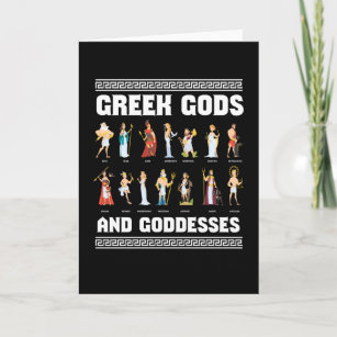 Carte Dieux Et Déesses Grecs Grecs Grecs