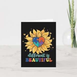 Carte Different Is Beautiful Autism Awareness Month Wome