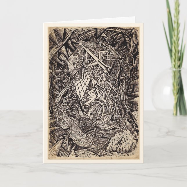Carte Diffracté (habitant de la caverne)  (Devant)