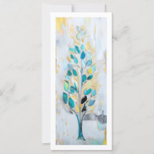 Carte DigAI Golden Jubilee Sea Foam Bloom Card