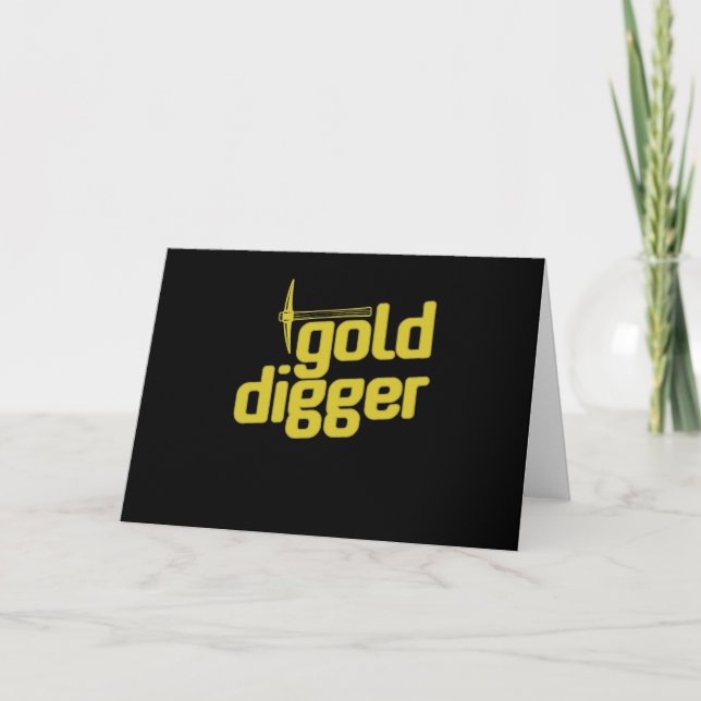 Carte Digger d'or Spitzhacke Pickel Werkzeug (Devant)