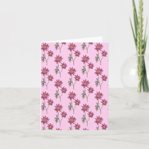 Carte Dill Daisy Salutations Card Motif rose