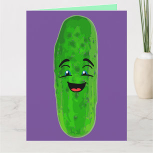 CARTE DILL PICKLES BIG DILL ANNIVERSAIRE AMUSANT VOITURE