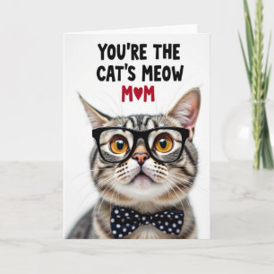 Carte d'illustration Chats que les mamans adorent