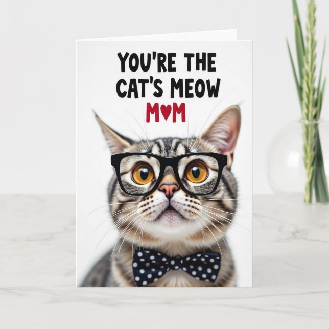 Carte d'illustration Chats que les mamans adorent (Devant)