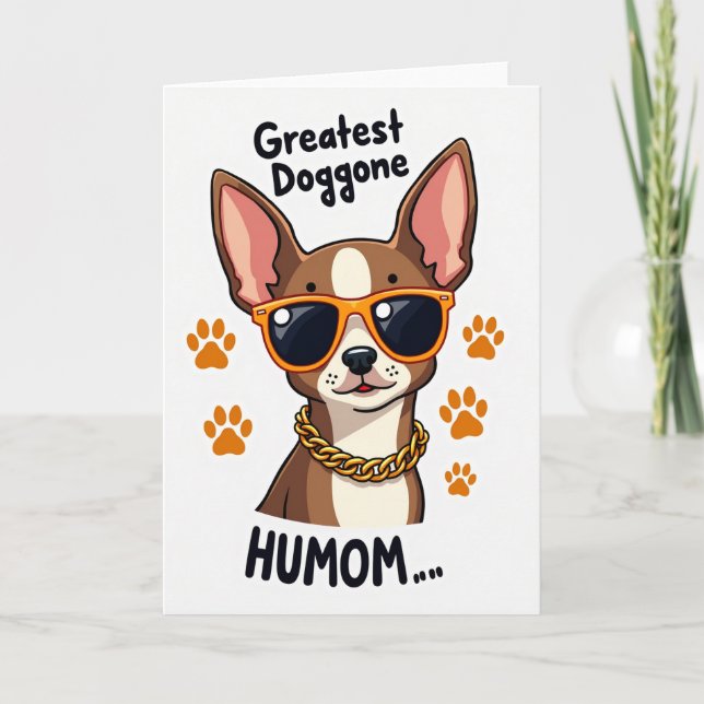 Carte d'illustration Humom super chouette (Devant)