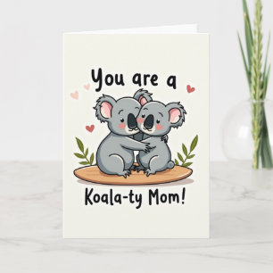 Carte d'illustration Koalaty Mom