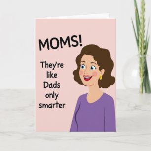 Carte d'illustration pour les mamans intelligentes