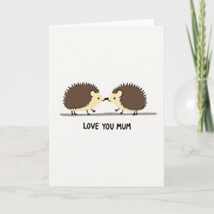 Carte d'illustration pour maman aimante