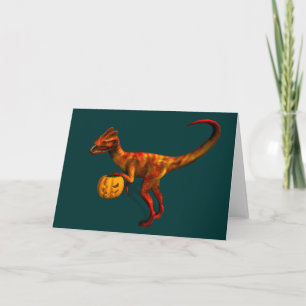 Carte Dilophosaurus d'Halloween