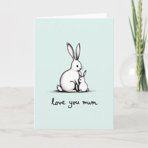 Carte d'image "Famille t'aime Maman"