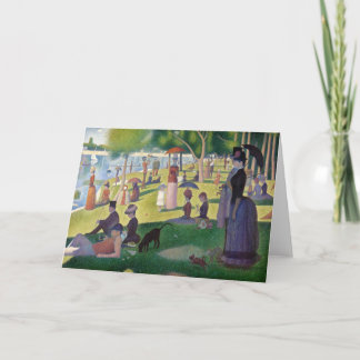 Carte Dimanche après-midi sur l'île de la La grand Jatte