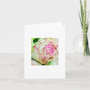 Carte d'impression d'aquarelle rose