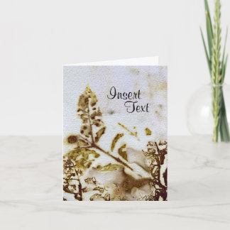 Carte d'impression écologique