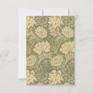 Carte d'impression William Morris Chrysanthemum