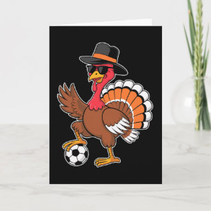 Carte Dinde de Thanksgiving Chat Drôle de Thanksgiving H