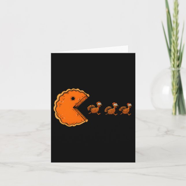 Carte Dinde de Thanksgiving pour (Devant)