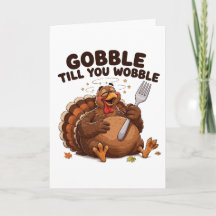 Dinde Gobble Jusqu'à Ce Que Vous Chancelliez