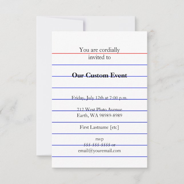 Carte d'index (Devant)