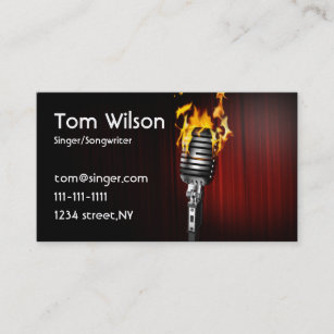 Cartes De Visite Groupe Musique Zazzle Fr