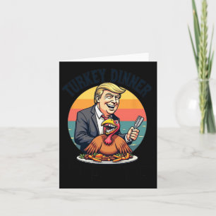 Carte Dîner de dinde de gagnant gagnant Donald Trump Drô