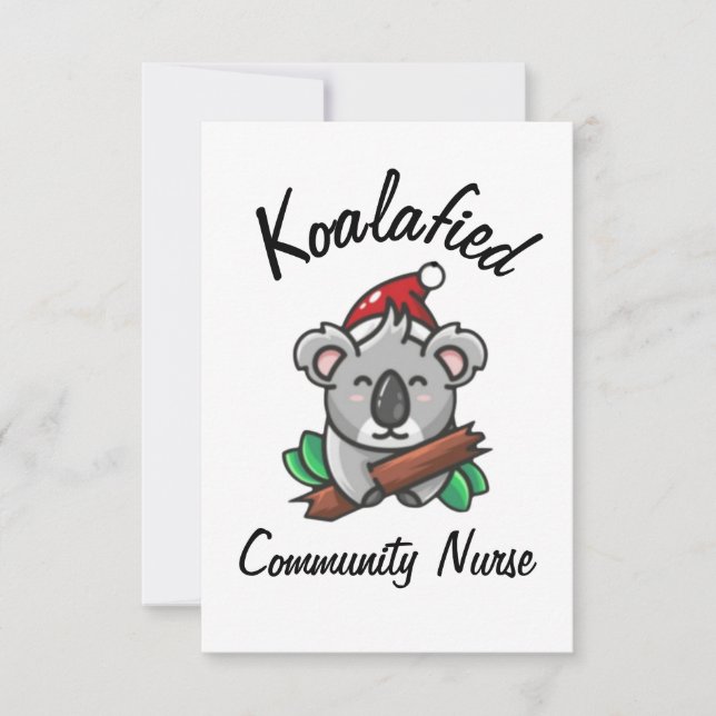 Carte d'infirmière de communauté Koalafied (Devant)