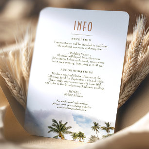 Carte d'information de destination Maui Hawaii INF